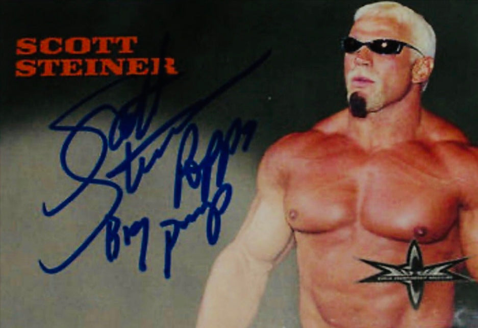 1998 Topps WCW Scott Steiner Card – Hand Signed & Personalized
